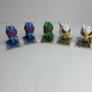 Crypkins Lot of 5 Figures 2 Blue Dragon 2 Gryphon 1 Green Dragon